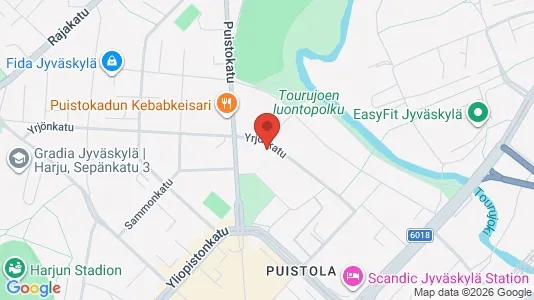 Apartments for rent i Jyväskylä - kort over placeringen