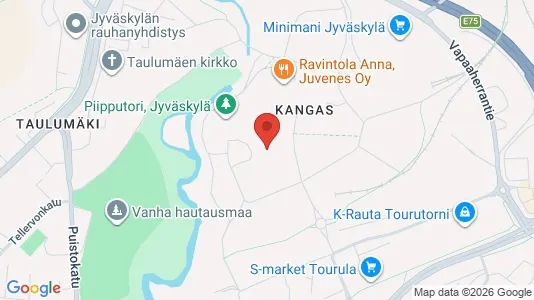 Apartments for rent i Jyväskylä - kort over placeringen