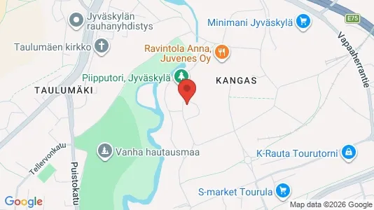 Apartments for rent i Jyväskylä - kort over placeringen