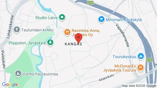 Apartments for rent i Jyväskylä - kort over placeringen