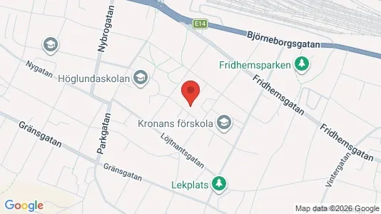 Apartments for rent i Sundsvall - kort over placeringen