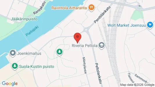 Apartments for rent i Joensuu - kort over placeringen