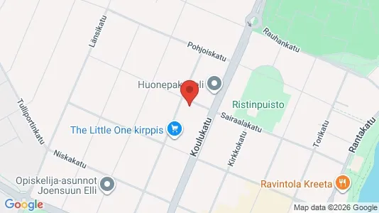 Apartments for rent i Joensuu - kort over placeringen