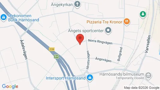 Apartments for rent i Härnösand - kort over placeringen