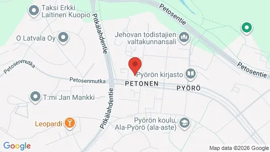 Apartments for rent i Kuopio - kort over placeringen