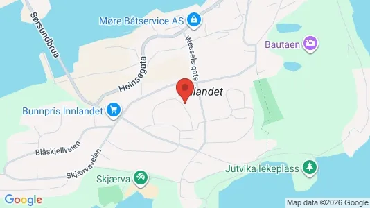 Apartments for rent i Kristiansund - kort over placeringen