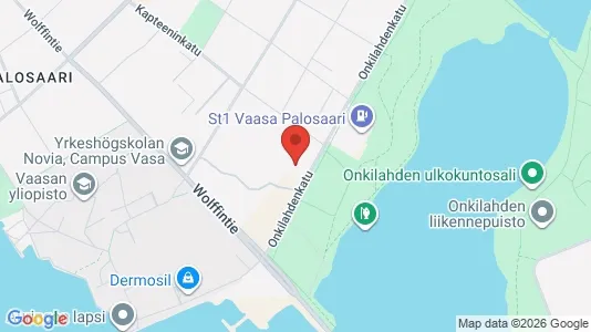 Apartments for rent i Vaasa - kort over placeringen