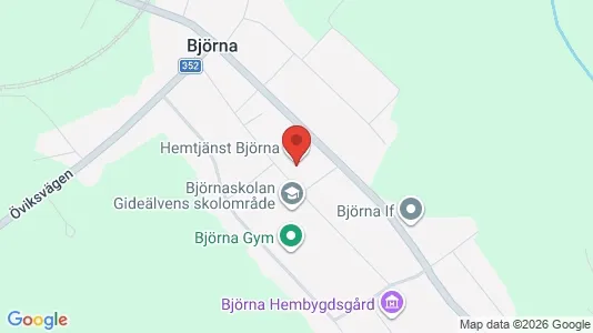 Apartments for rent i Örnsköldsvik - kort over placeringen