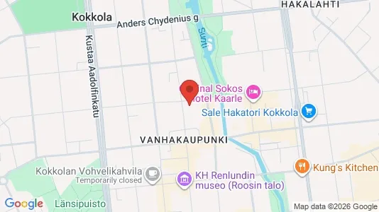 Apartments for rent i Kokkola - kort over placeringen