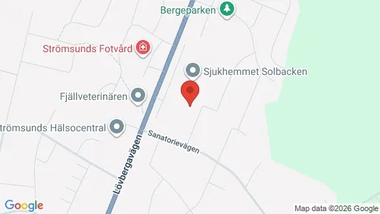 Apartments for rent i Strömsund - kort over placeringen