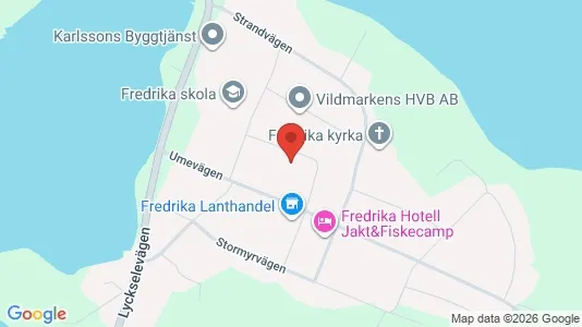 Apartments for rent i Åsele - kort over placeringen