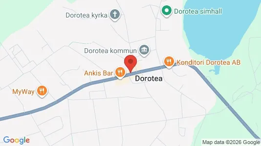 Apartments for rent i Dorotea - kort over placeringen