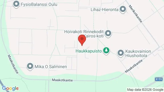 Apartments for rent i Oulu - kort over placeringen