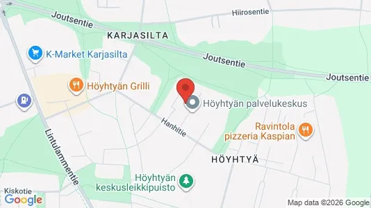 Apartments for rent i Oulu - kort over placeringen