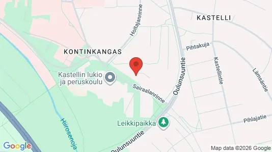 Apartments for rent i Oulu - kort over placeringen