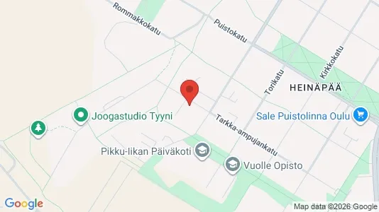 Apartments for rent i Oulu - kort over placeringen
