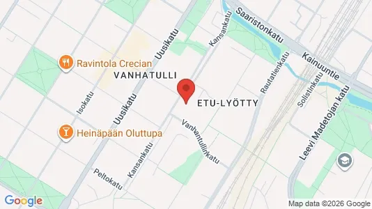 Apartments for rent i Oulu - kort over placeringen