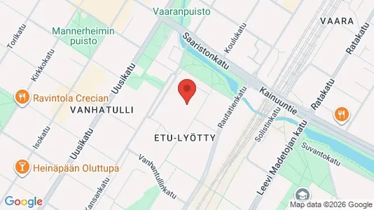 Apartments for rent i Oulu - kort over placeringen