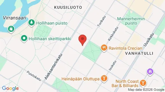 Apartments for rent i Oulu - kort over placeringen