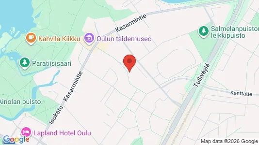 Apartments for rent i Oulu - kort over placeringen