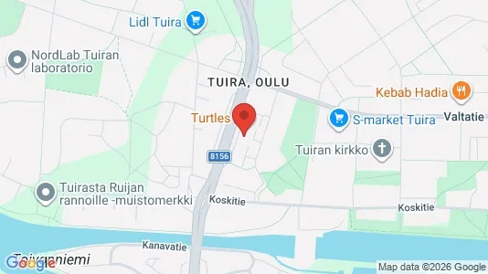 Apartments for rent i Oulu - kort over placeringen