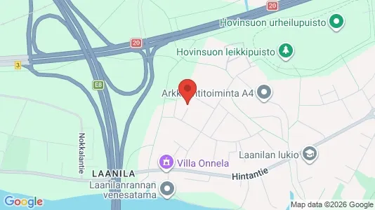 Apartments for rent i Oulu - kort over placeringen
