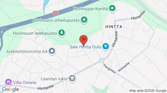 Apartments for rent i Oulu - kort over placeringen