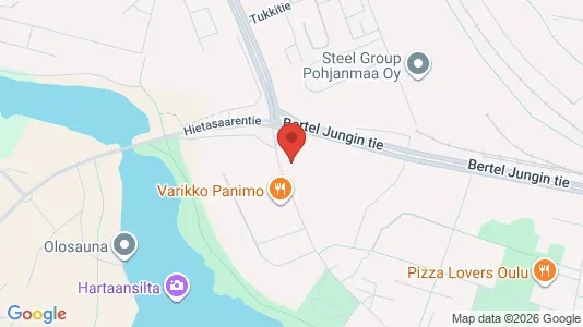 Apartments for rent i Oulu - kort over placeringen