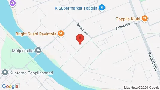 Apartments for rent i Oulu - kort over placeringen