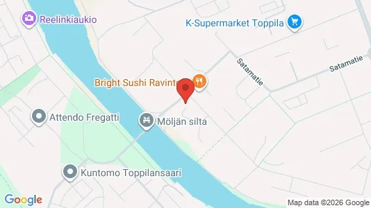 Apartments for rent i Oulu - kort over placeringen