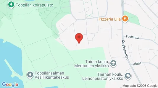 Apartments for rent i Oulu - kort over placeringen