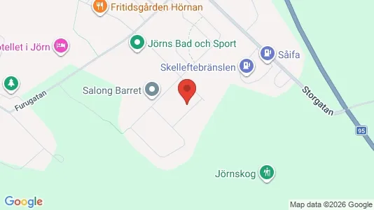 Apartments for rent i Skellefteå - kort over placeringen