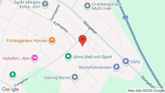 Apartments for rent i Skellefteå - kort over placeringen