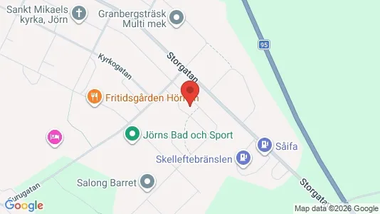 Apartments for rent i Skellefteå - kort over placeringen