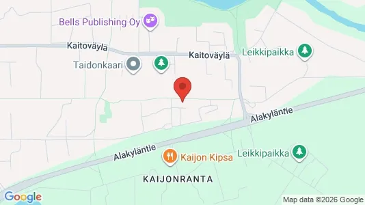 Apartments for rent i Oulu - kort over placeringen