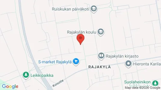 Apartments for rent i Oulu - kort over placeringen