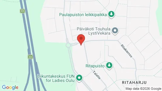 Apartments for rent i Oulu - kort over placeringen