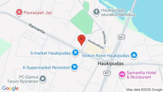Apartments for rent i Oulu - kort over placeringen