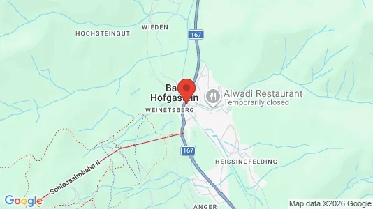 Apartments for rent i Bad Hofgastein - kort over placeringen