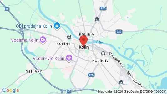 Houses for rent i Kolín - kort over placeringen
