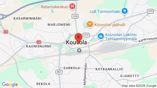 Houses for rent i Kouvola - kort over placeringen