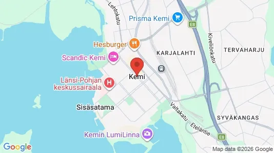 Houses for rent i Kemi - kort over placeringen