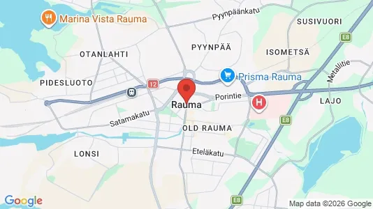 Houses for rent i Rauma - kort over placeringen