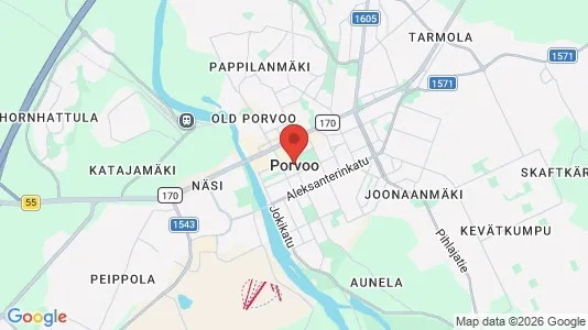 Apartments for rent i Porvoo - kort over placeringen