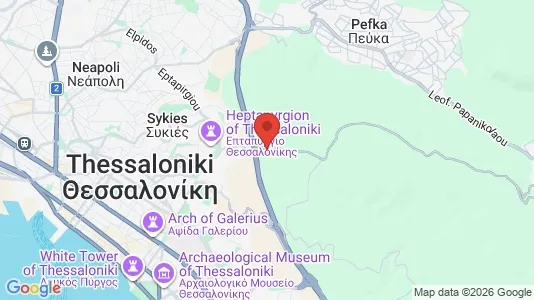 Apartments for rent i Neapoli-Sykies - kort over placeringen