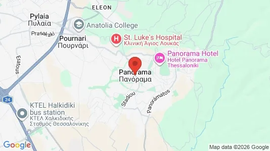 Apartments for rent i Pylaia-Chortiatis - kort over placeringen