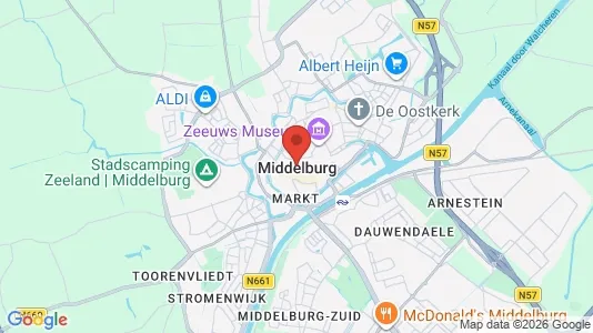 Apartments for rent i Middelburg - kort over placeringen