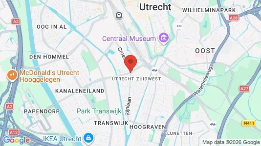Apartments for rent i Utrecht Zuid-West - kort over placeringen