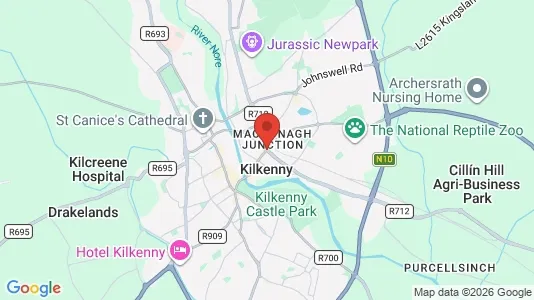 Houses for rent i Kilkenny - kort over placeringen