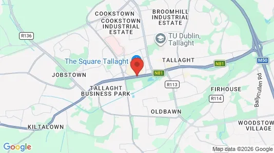 Apartments for rent i Dublin 24 - kort over placeringen